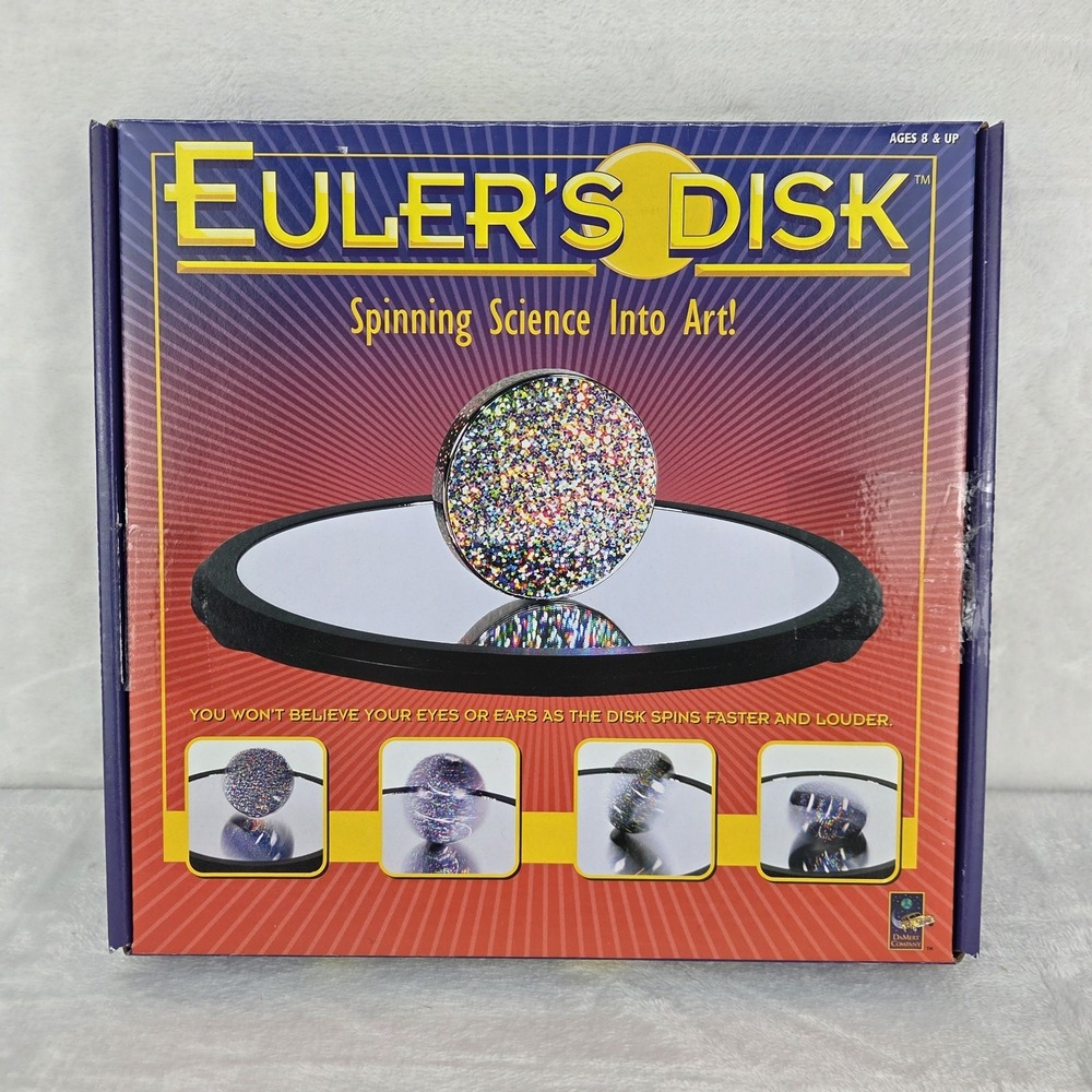 Euler's Disk Spinning Science Into Art Kinetic Physics STEM Toy Complete